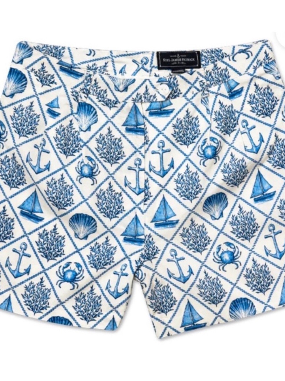 Nautical Blue & White Shorts - Picture 3 of 3